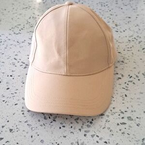 H&M Minimalist Tan Adjustable Baseball Cap OS